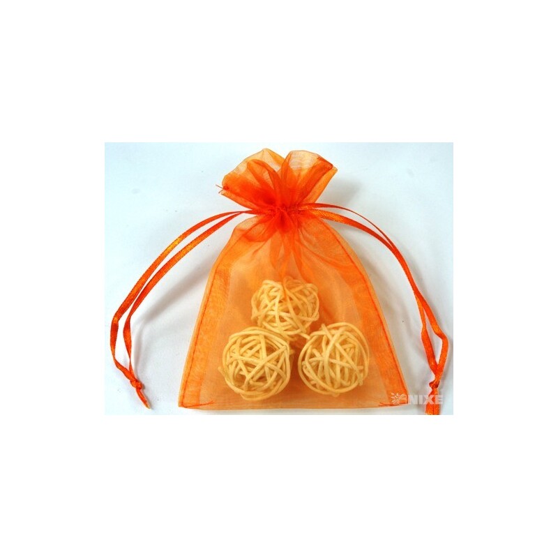 SÁČEK ORGANZA 10x13cm*ORANŽOVÁ 015