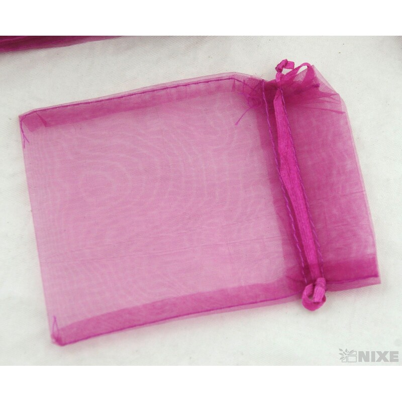 SÁČEK ORGANZA 10x13cm*VÍNOVÁ 087