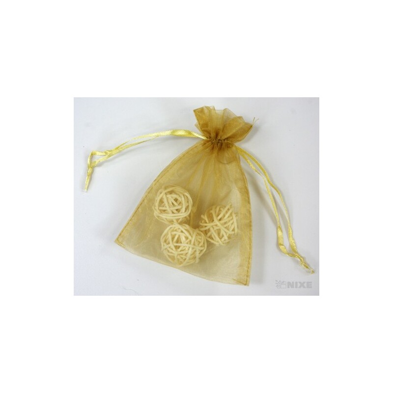 SÁČEK ORGANZA 10x13cm*ZLATÁ 019