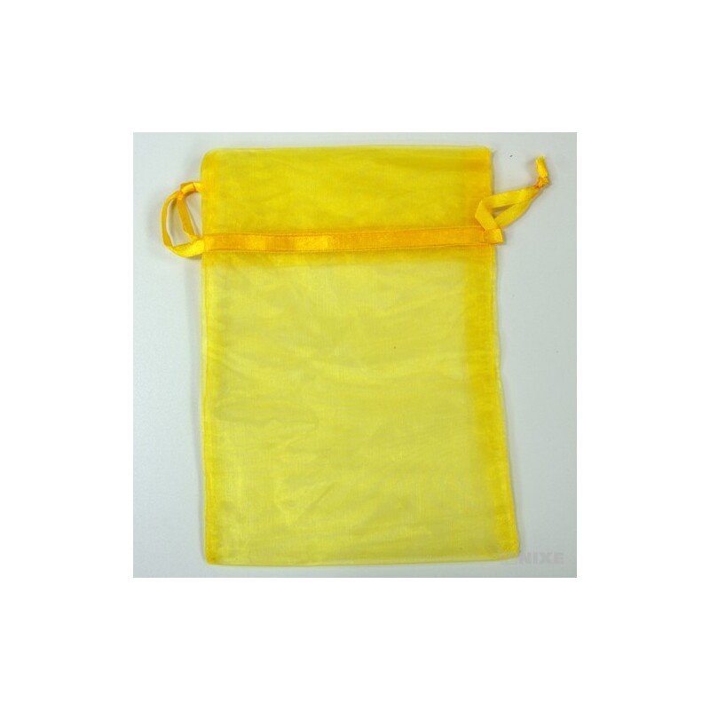 SÁČEK ORGANZA 14x20cm*ŽLUTÁ 017