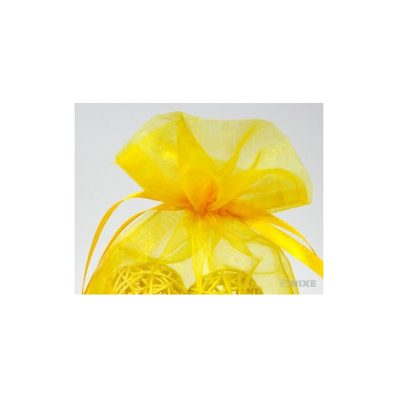 SÁČEK ORGANZA 14x20cm*ŽLUTÁ 017