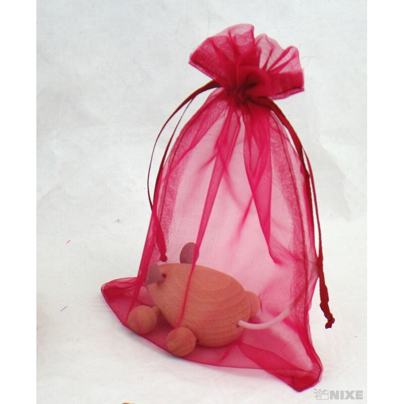 SÁČEK ORGANZA 14x20cm*BORDOVÁ 001