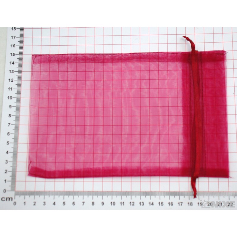 SÁČEK ORGANZA 14x20cm*BORDOVÁ 001