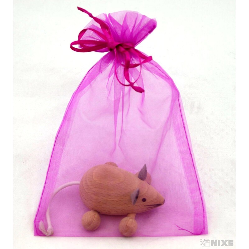 SÁČEK ORGANZA 14x20cm*RŮŽOVÁ 005