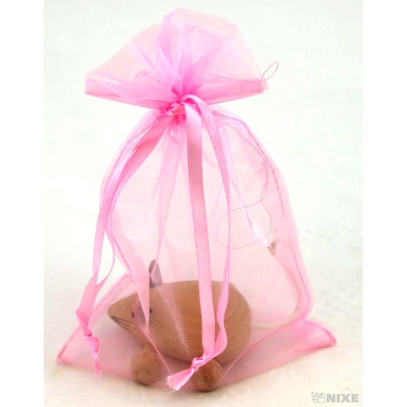 SÁČEK ORGANZA 14x20cm*RŮŽOVÁ 005