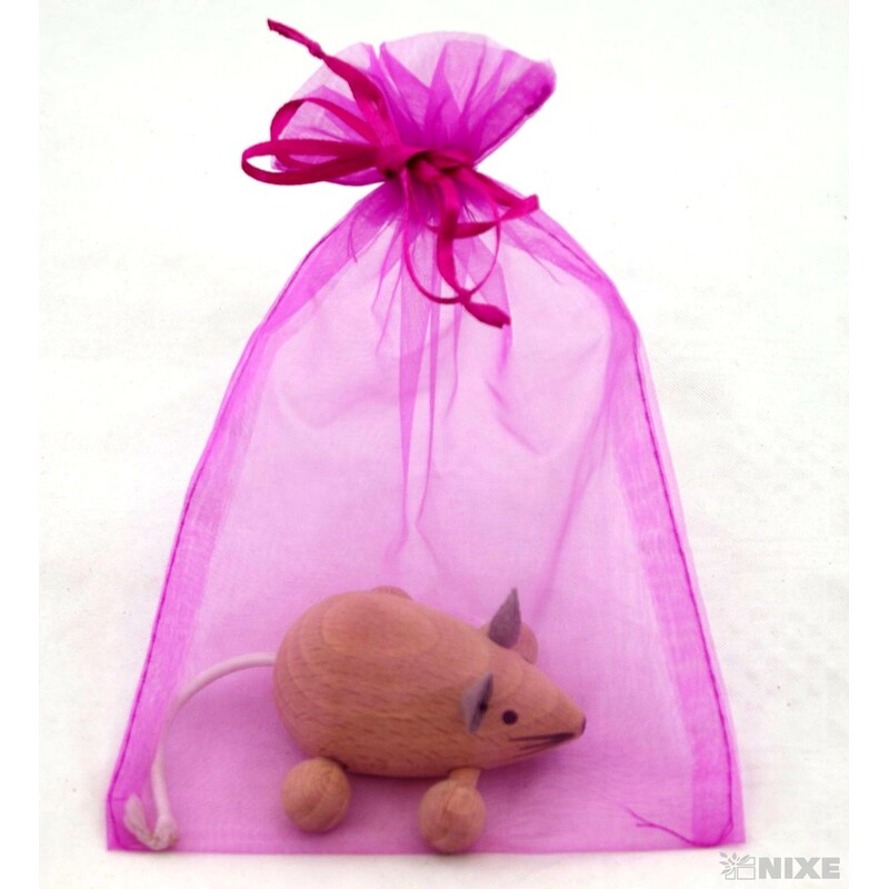 SÁČEK ORGANZA 14x20cm*RŮŽOVÁ 005