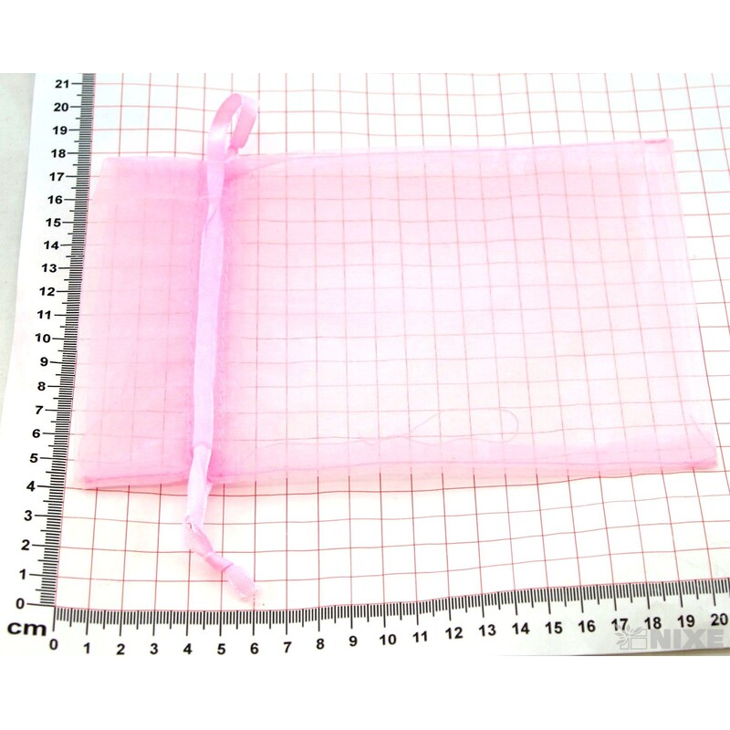 SÁČEK ORGANZA 14x20cm*RŮŽOVÁ 005