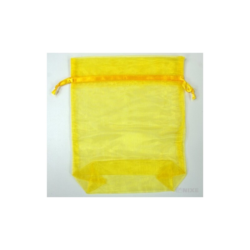 SÁČEK ORGANZA 20x24cm*ŽLUTÁ TM. 111