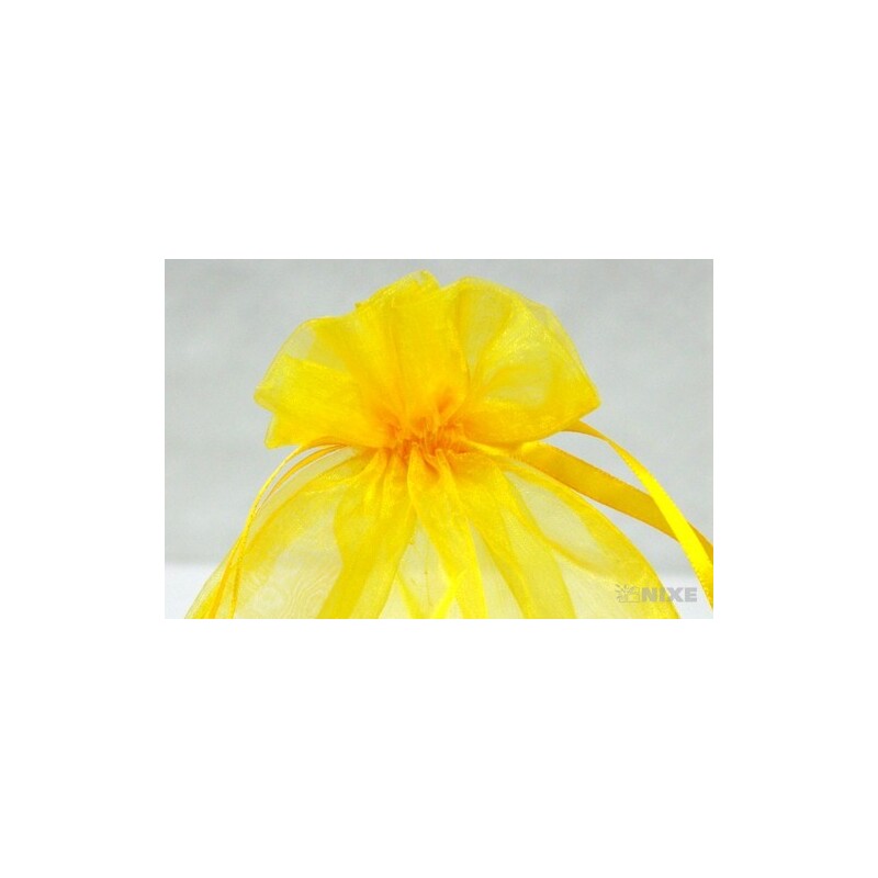 SÁČEK ORGANZA 20x24cm*ŽLUTÁ TM. 111