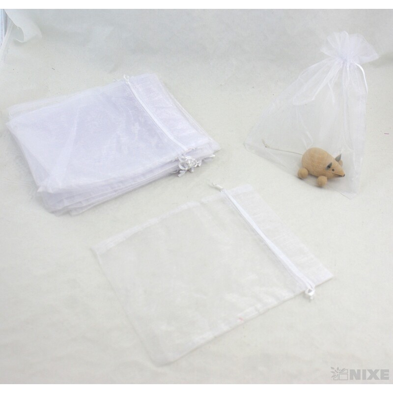 SÁČEK ORGANZA 20x24cm*BÍLÁ 050