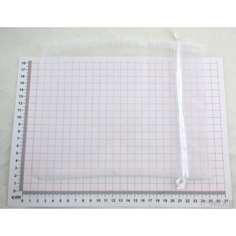 SÁČEK ORGANZA 20x24cm*BÍLÁ 050