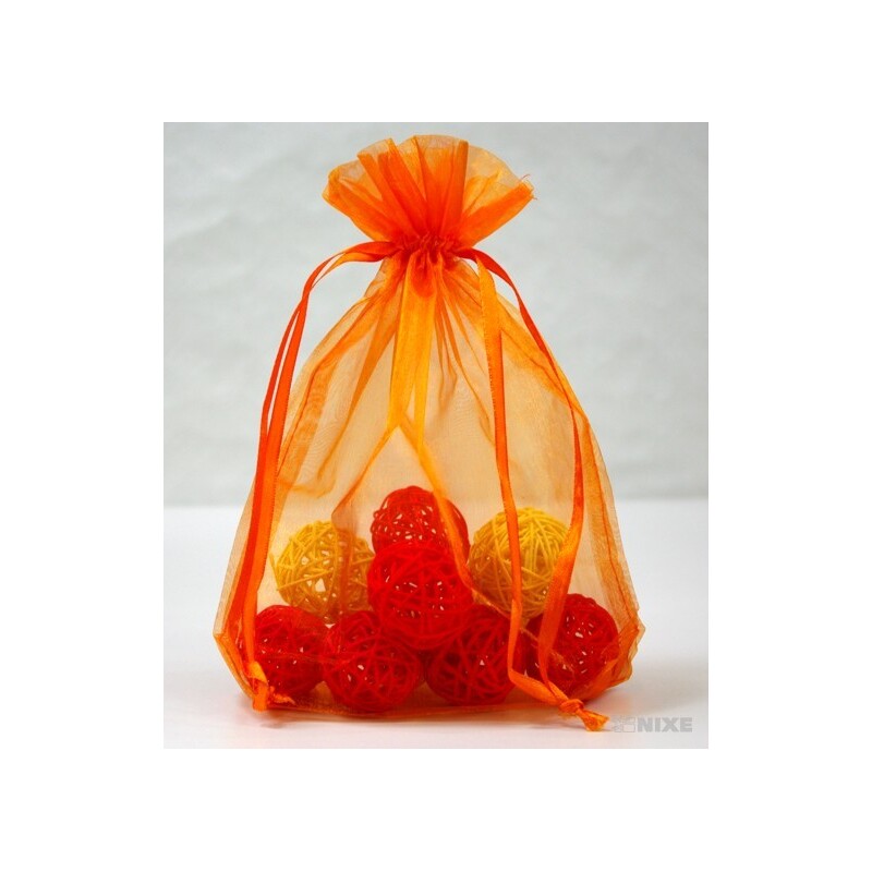 SÁČEK ORGANZA 20x24cm*ORANŽOVÁ 076