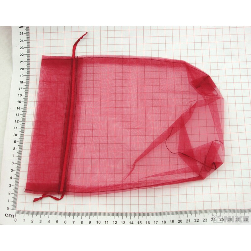 SÁČEK ORGANZA 20x24cm*BORDOVÁ 002