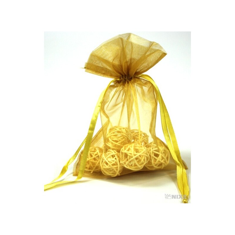 SÁČEK ORGANZA 20x24cm*ZLATÁ 019