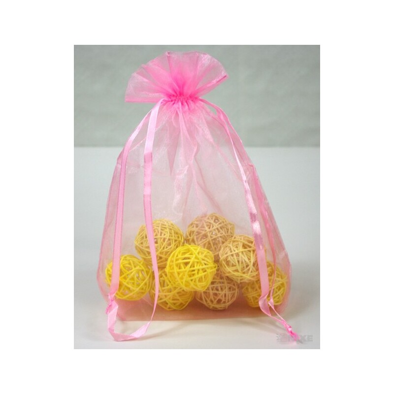 SÁČEK ORGANZA 20x24cm*RŮŽOVÁ 005