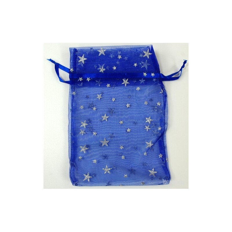 SÁČEK ORGANZA SZ-16 14x20cm*MODRÁ 072