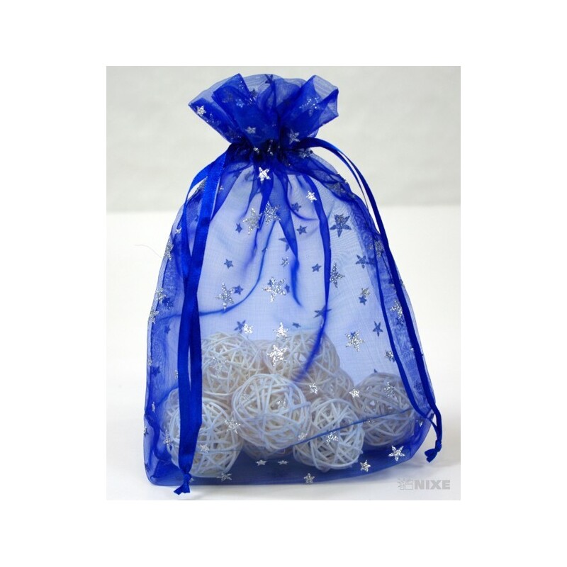 SÁČEK ORGANZA SZ-16 20x24cm*MODRÁ 072