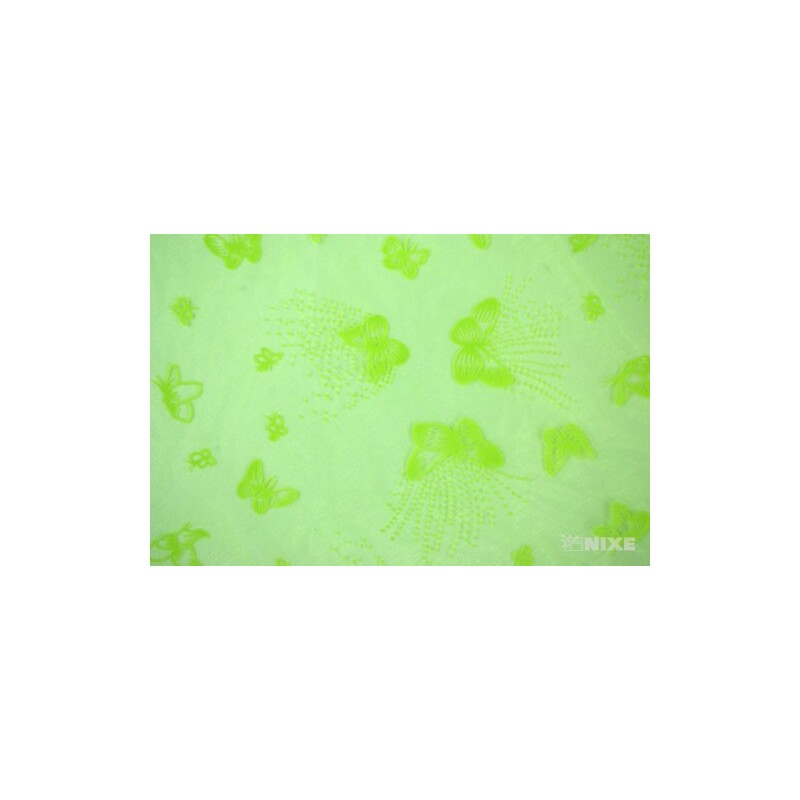 ORGANZA VZOR SZ-52 38cmx9yd*ZELENÁ 048