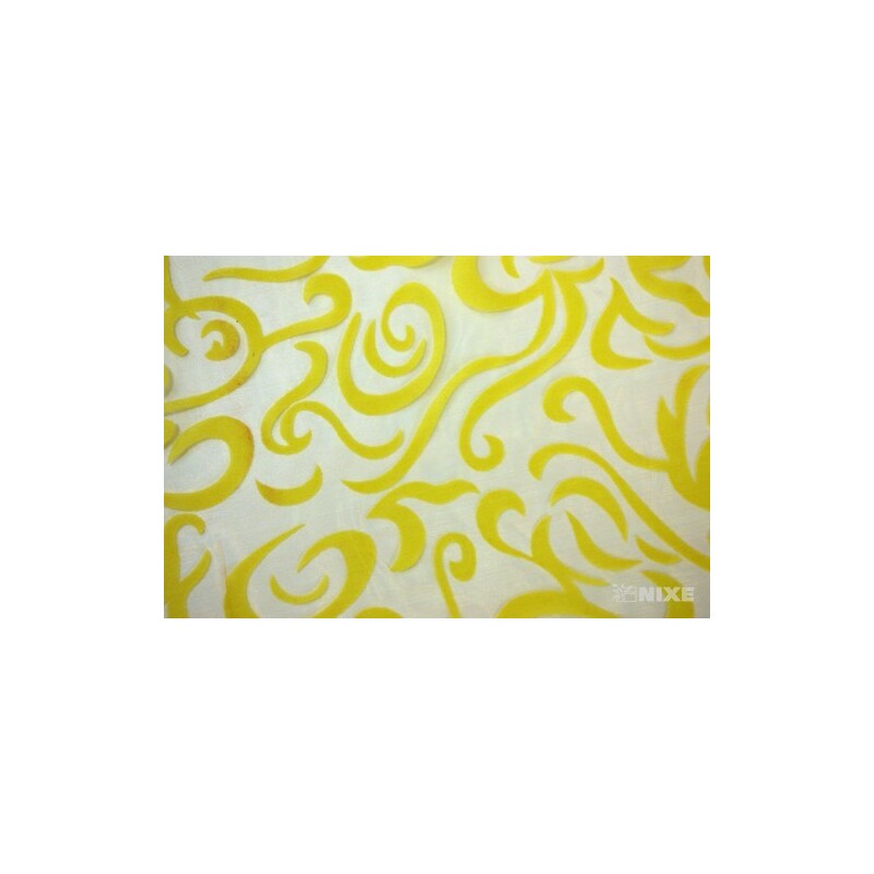 ORGANZA VZOR BS-R033 38cmx9yd*ORANŽOVÁ 113