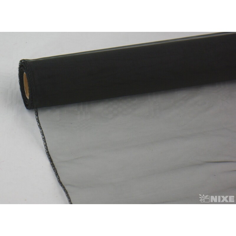 ORGANZA 38cmx9yd*ČERNÁ 046