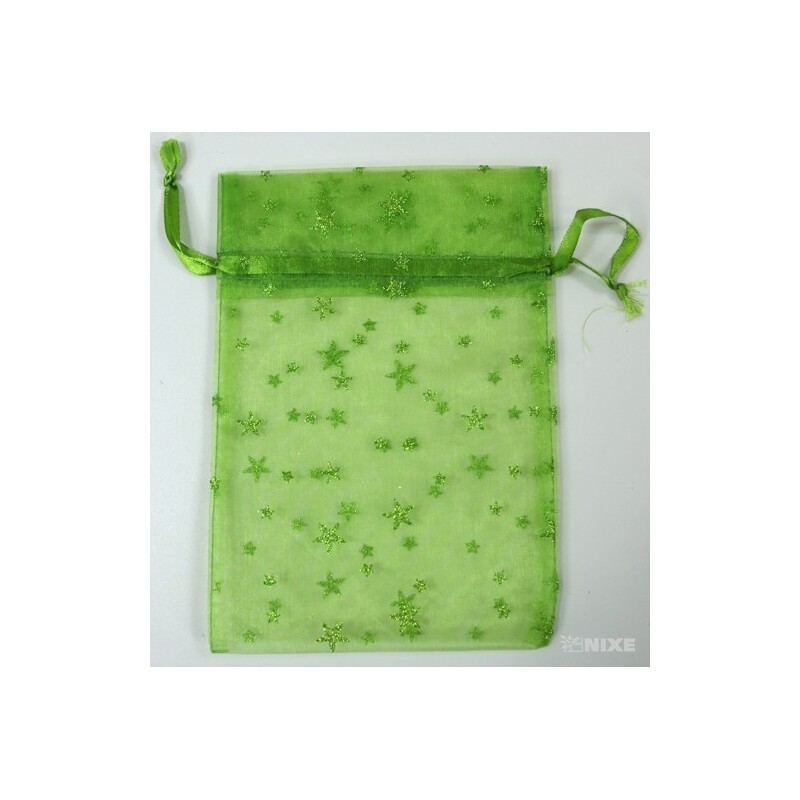 SÁČEK ORGANZA SZ-16 14x20cm*ZELENÁ 035