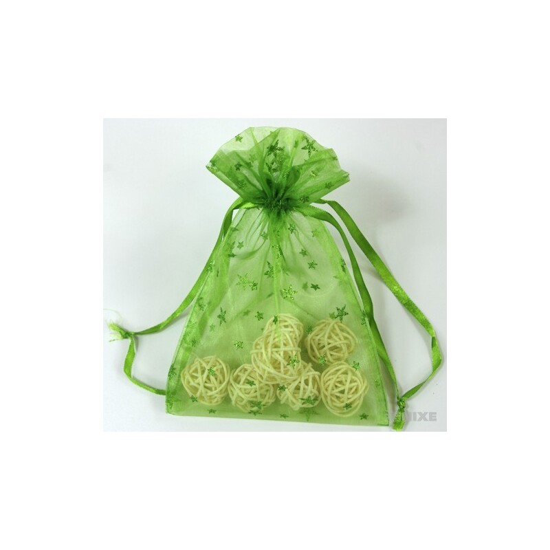 SÁČEK ORGANZA SZ-16 14x20cm*ZELENÁ 035