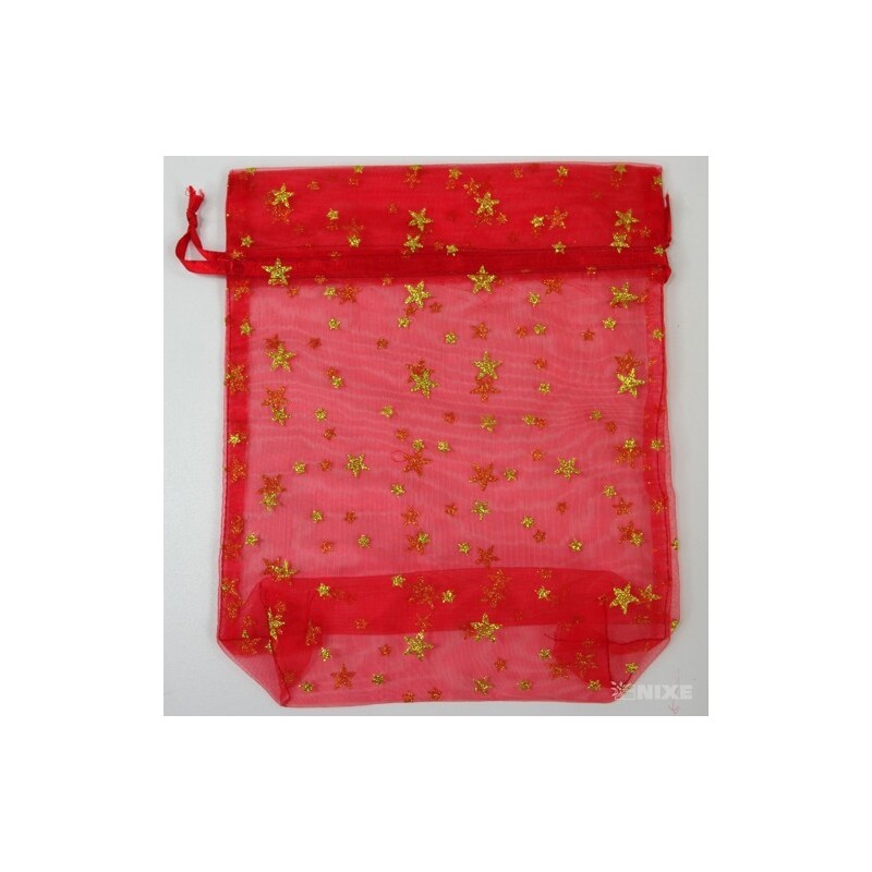 SÁČEK ORGANZA SZ-16 20x24cm*ČERVENÁ 019