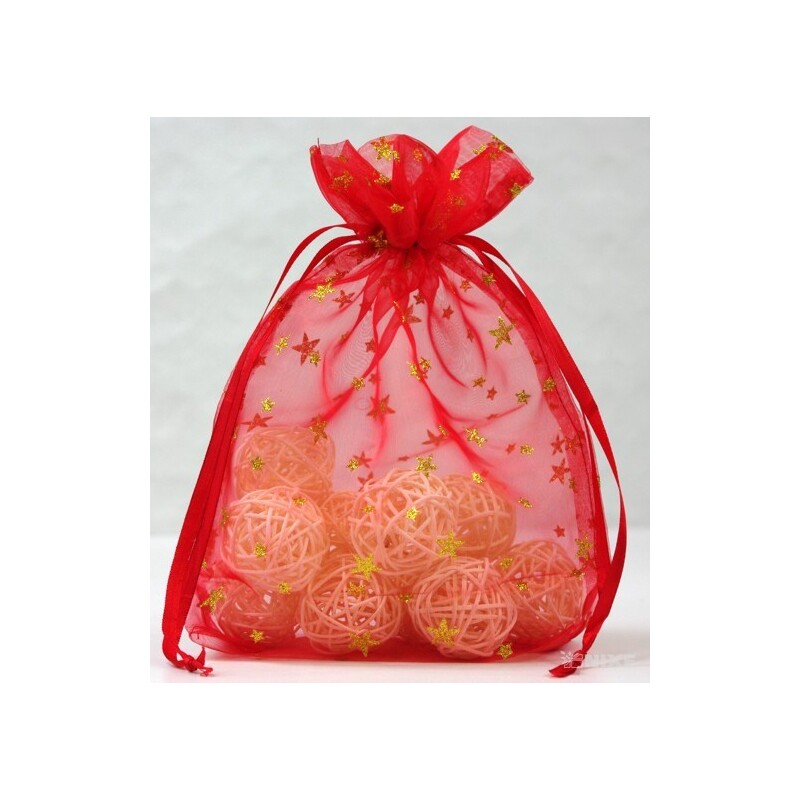 SÁČEK ORGANZA SZ-16 20x24cm*ČERVENÁ 019