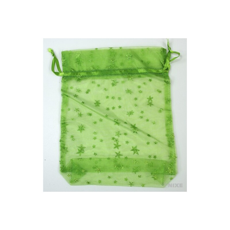 SÁČEK ORGANZA SZ-16 20x24cm*ZELENÁ 035