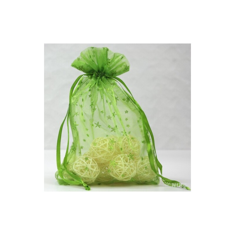 SÁČEK ORGANZA SZ-16 20x24cm*ZELENÁ 035
