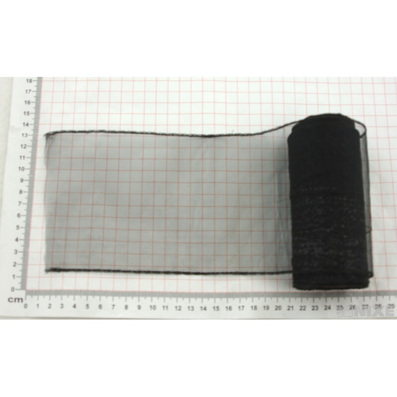 ORGANZA 12cmx8m*ČERNÁ