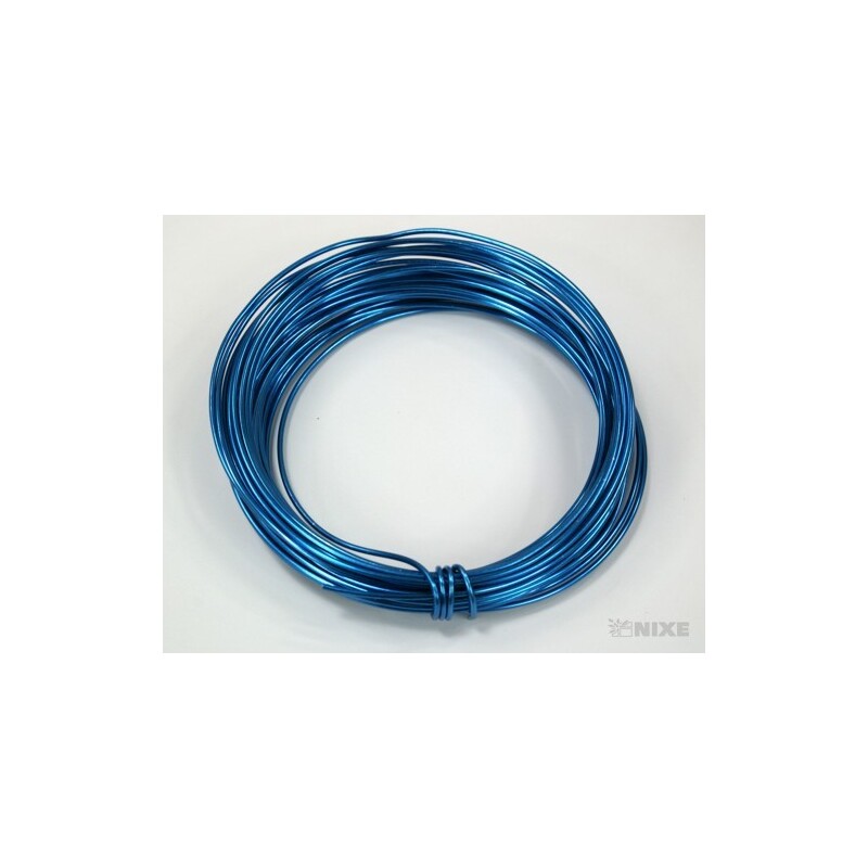 DRÁT HLINÍKOVÝ 2mmx10m*MODRÁ TM.