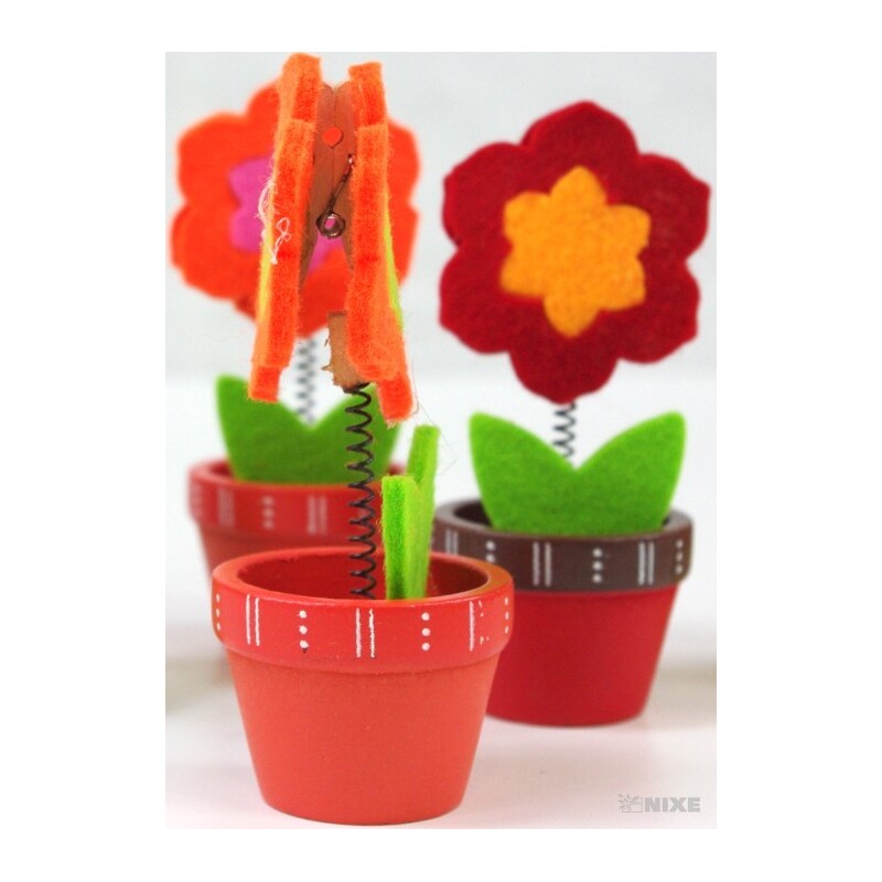 KVĚT KLIPS 11cm 6ks*MIX BAREV