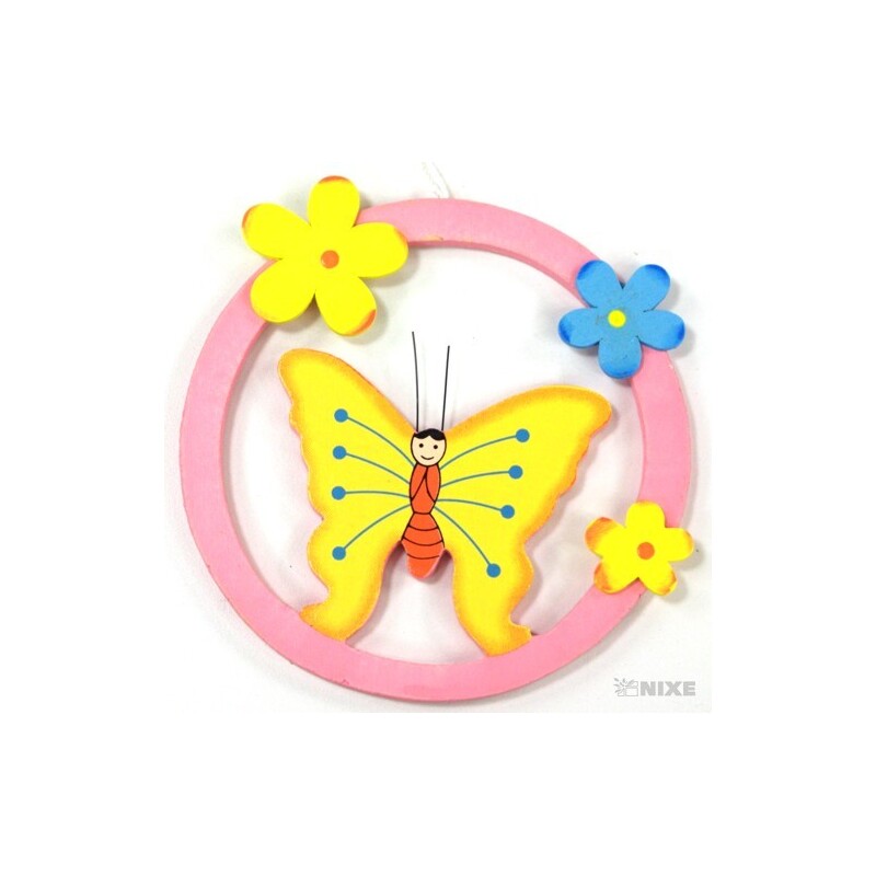 ZÁVĚS MOTÝL 10cm*MIX BAREV