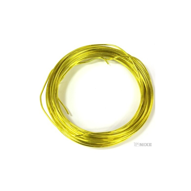 DRÁT HLINÍKOVÝ 2mmx10m*ŽLUTÁ