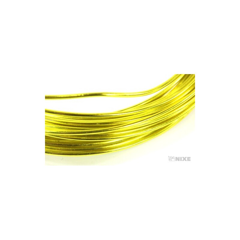 DRÁT HLINÍKOVÝ 2mmx10m*ŽLUTÁ