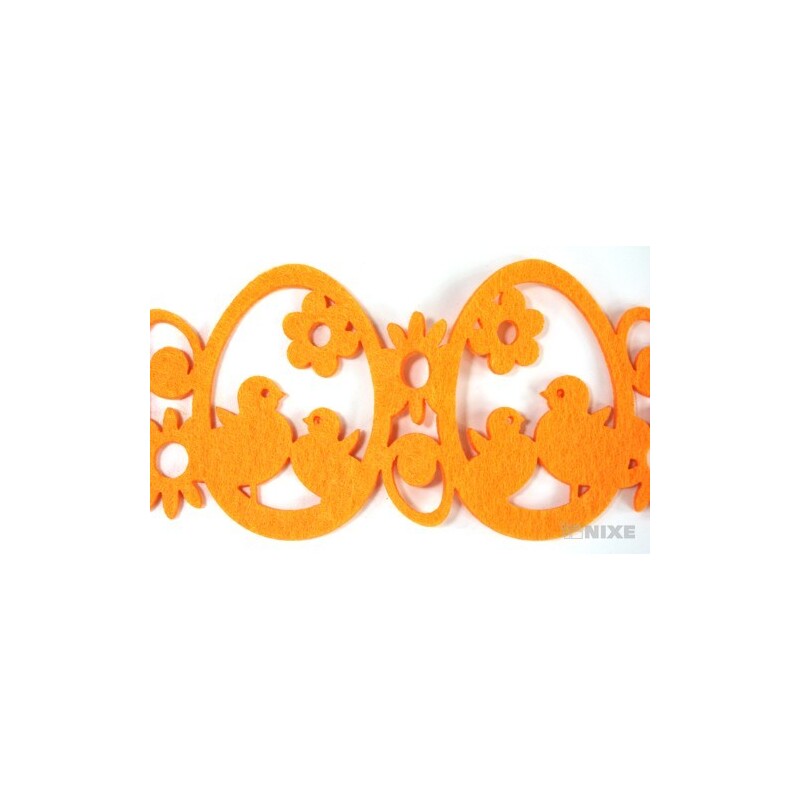 GIRLANDA VELIKONOCE FILC 7x160cm*MIX BAREV