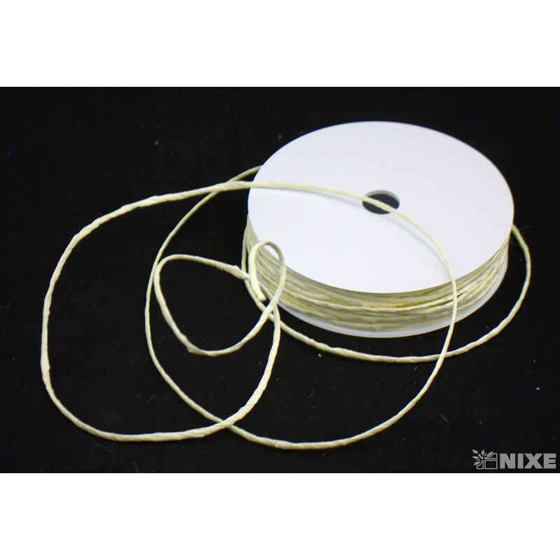 DRÁT PAPÍROVÝ 30m*KRÉMOVÁ C02