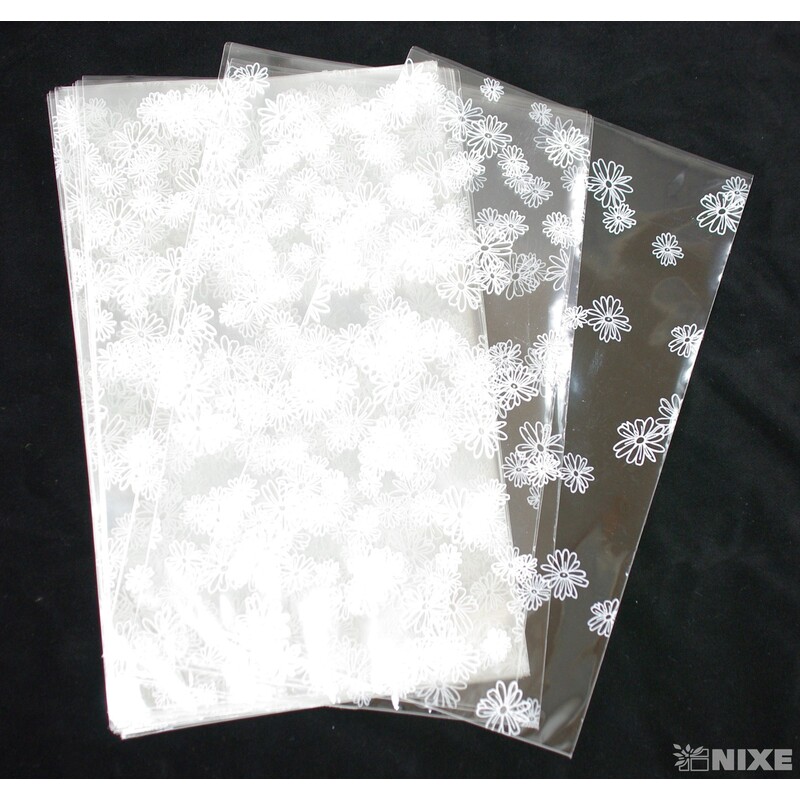 15x25cm KVÍTEK T SÁČEK*BÍLÁ