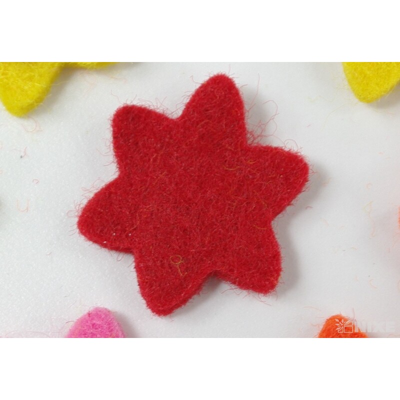 KVÍTEK NALEPOVACÍ FILC 2cm 24ks*MIX BAREV