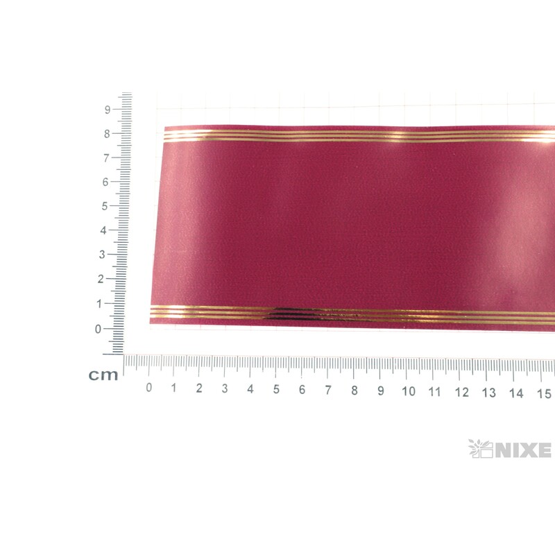 POHŘEBNÍ PÁSEK 80mmx50yd*BORDOVÁ