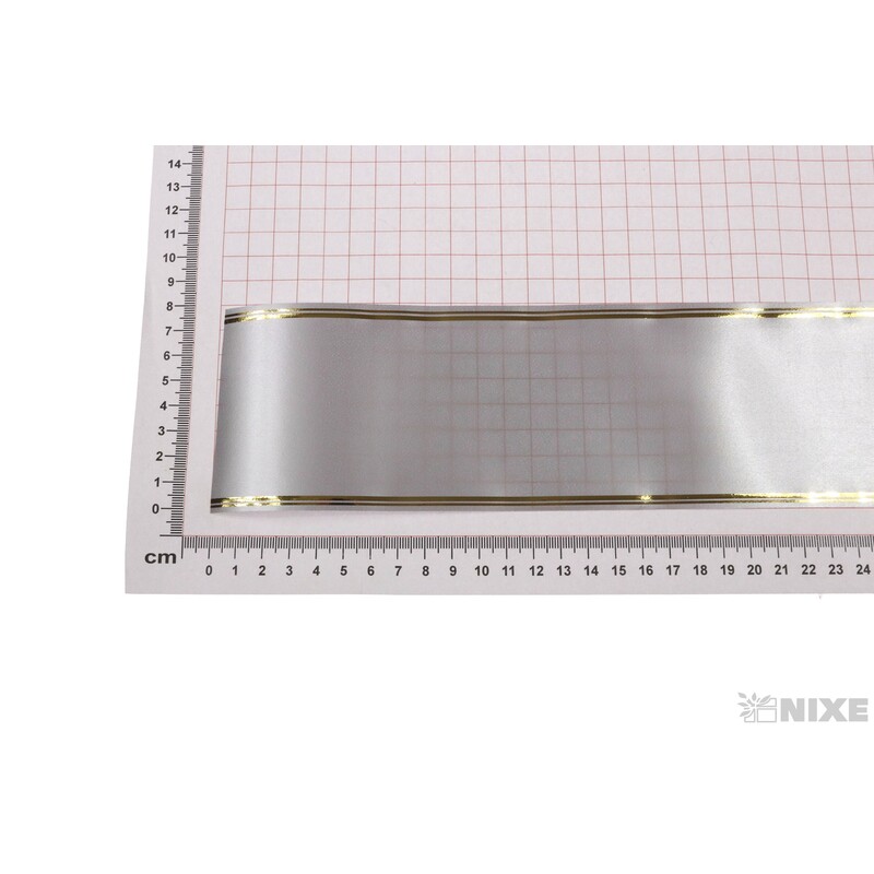 POHŘEBNÍ PÁSEK 80mmx50yd*STŘÍBRNÁ