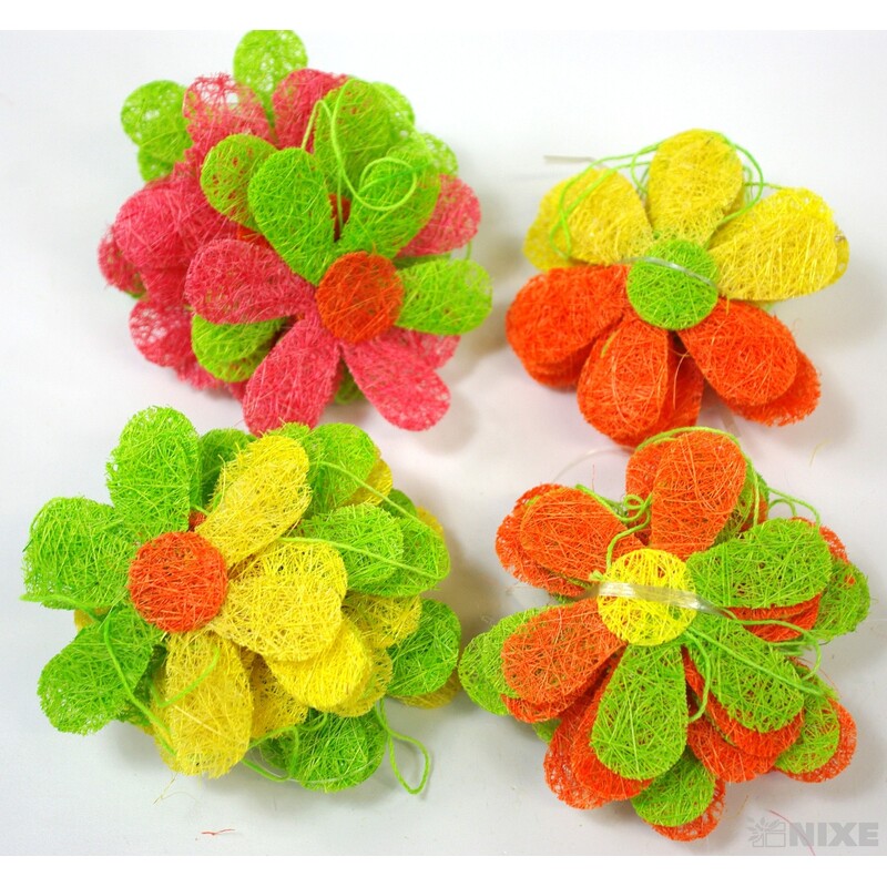 GIRLANDA KVĚT 9x170cm 10ks*MIX BAREV