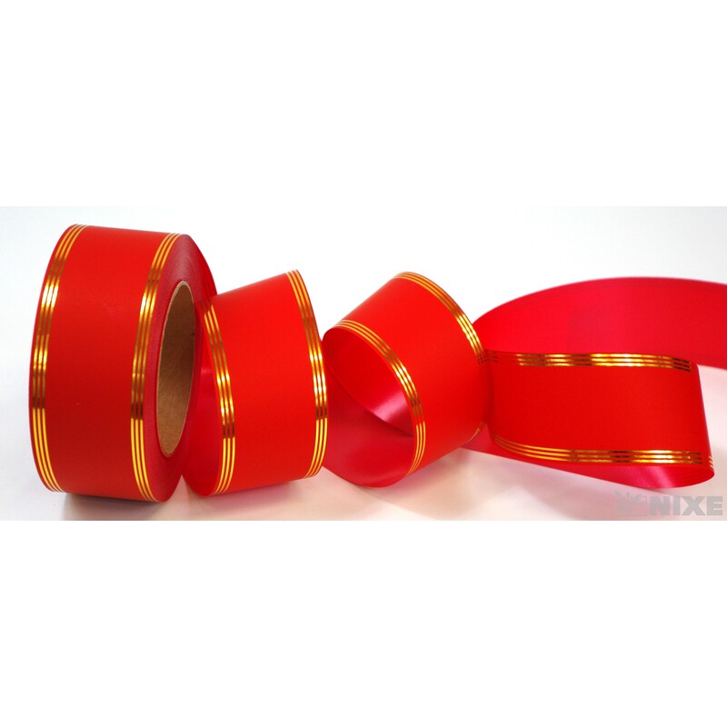 POHŘEBNÍ PÁSEK 50mmx50yd*ČERVENÁ