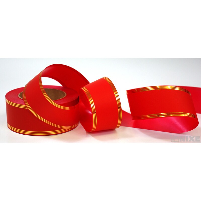 POHŘEBNÍ PÁSEK 50mmx50yd*ČERVENÁ