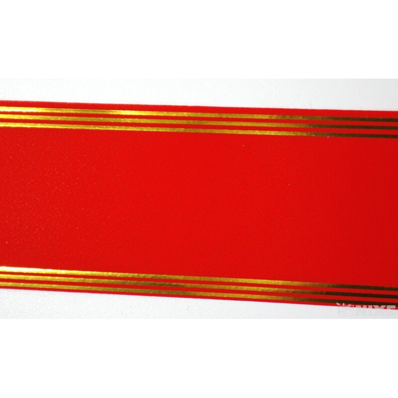 POHŘEBNÍ PÁSEK 50mmx50yd*ČERVENÁ