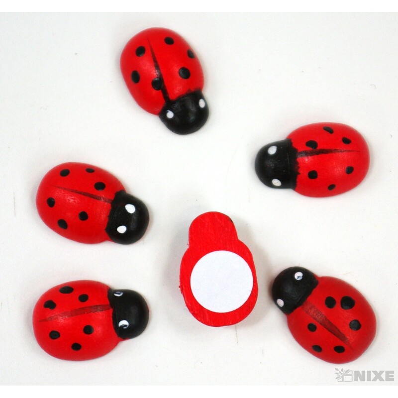 BERUŠKA NALEP 1,2cm 24ks*ČERVENÁ