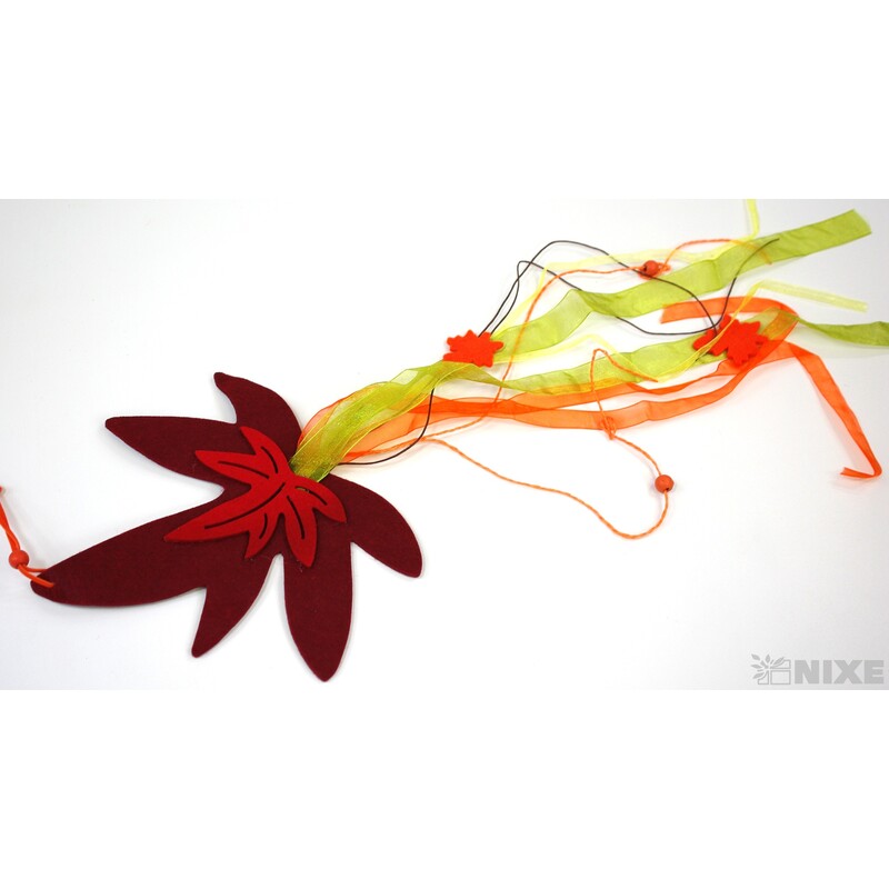 ZÁVĚS LIST FILC 5ks 20x60cm*MIX BAREV