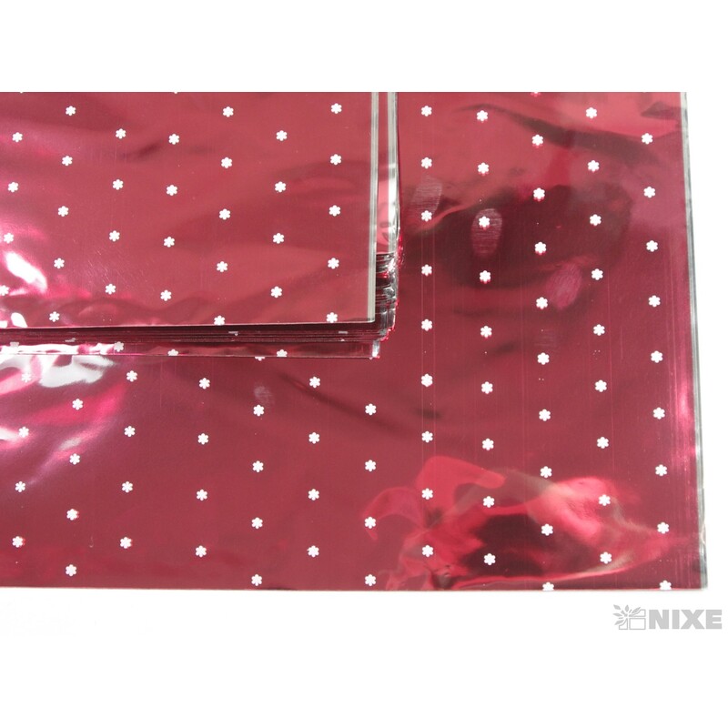 48x68cm HVĚZDIČKA B SÁČEK*ČERVENÁ