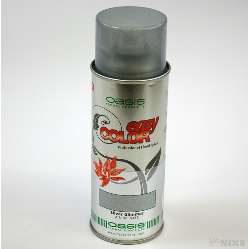 SPRAY METALICKÝ GLITR 400ml*STŘÍBRNÁ